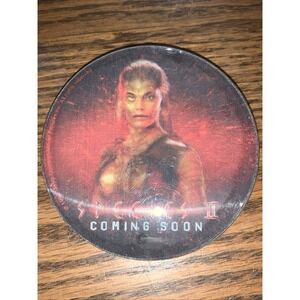 Vintage 3"  Species II  Movie  Promo Pinback  Button Flasher #1199